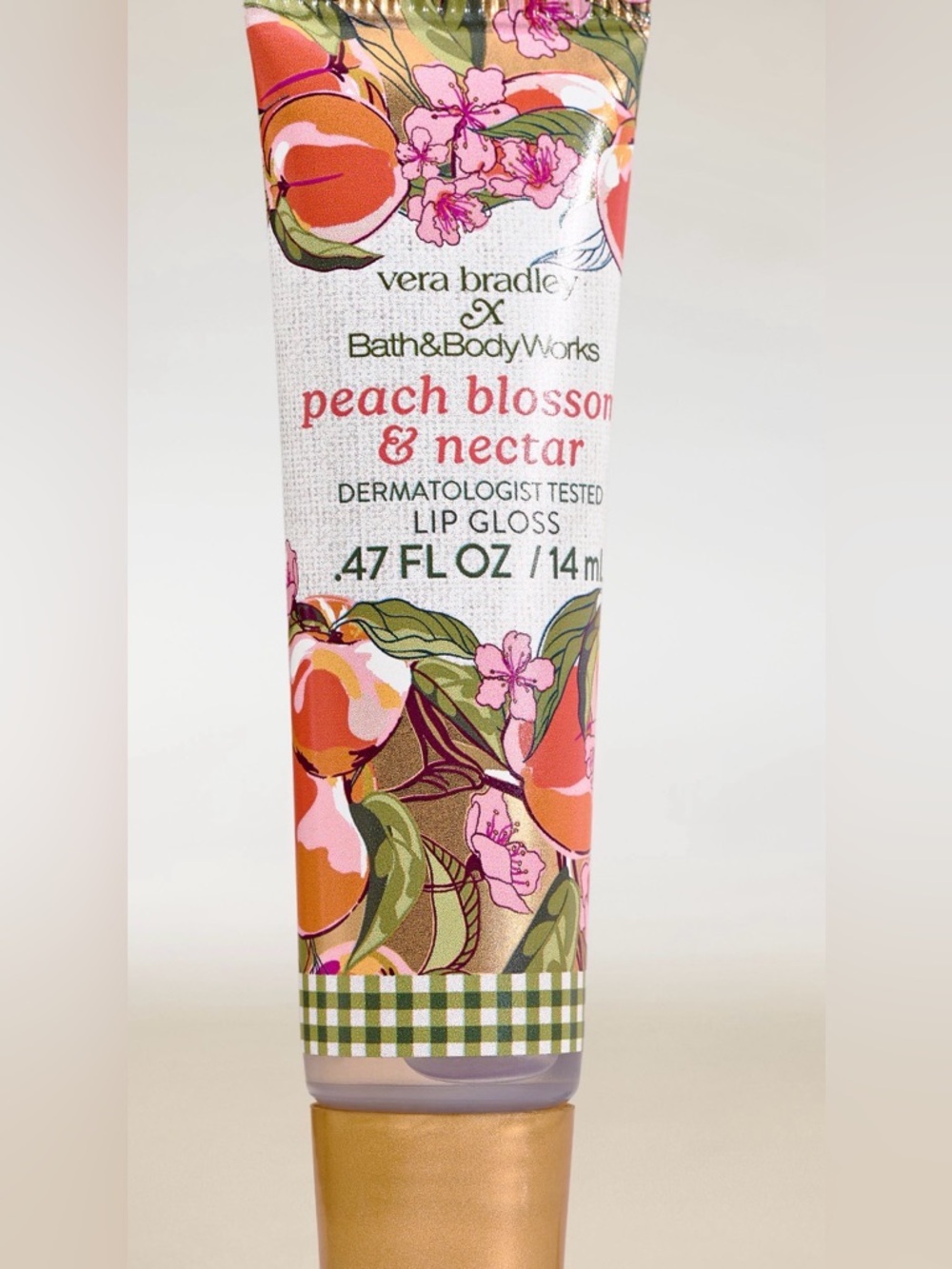Vera Bradley & Bath & Body Works Collaboration Peach Blossom & Nectar Lip Gloss - Picture 2 of 5